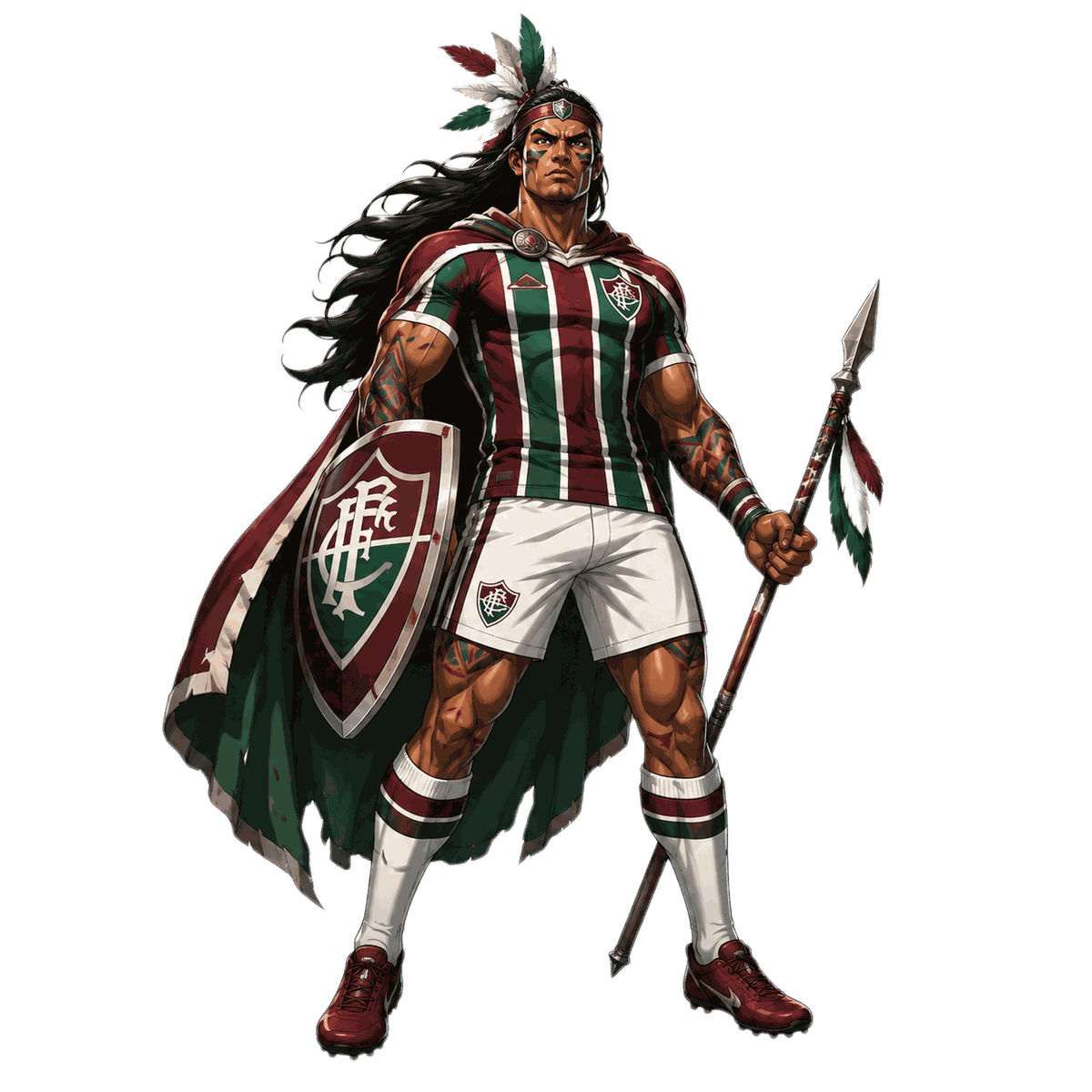 Mascote do Fluminense no Fórmula do Gol