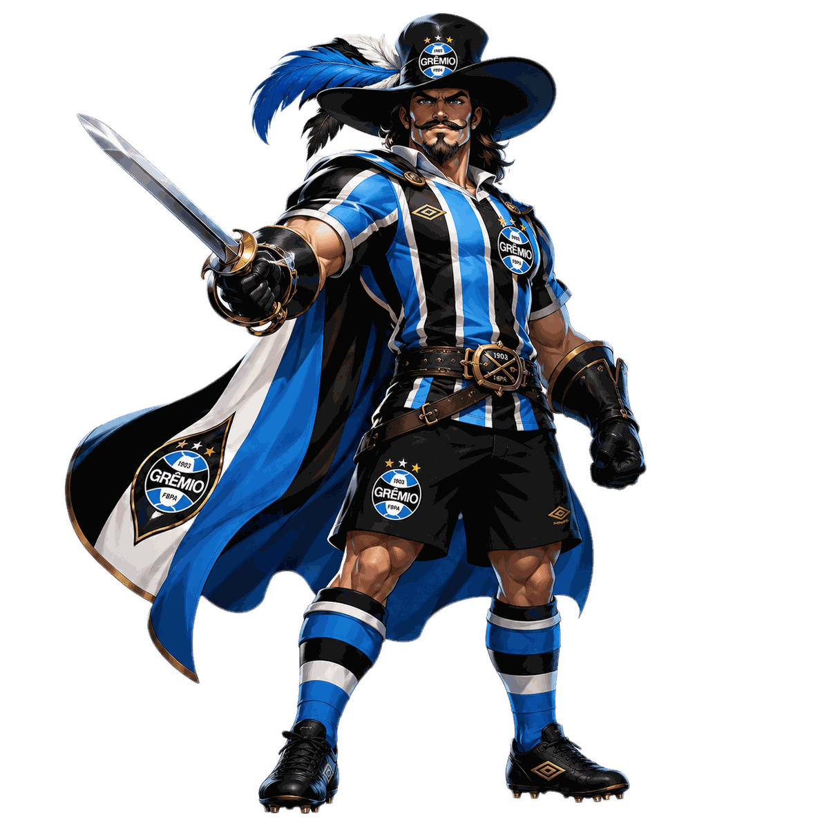 Mascote do Grêmio no Fórmula do Gol
