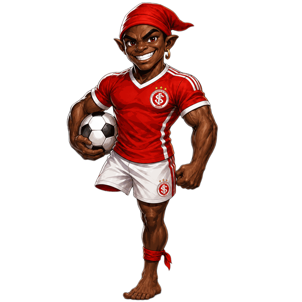 Mascote do Internacional no Fórmula do Gol
