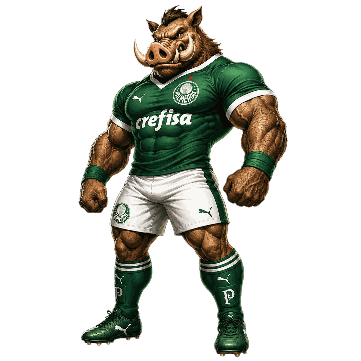 Mascote do Palmeiras no Fórmula do Gol