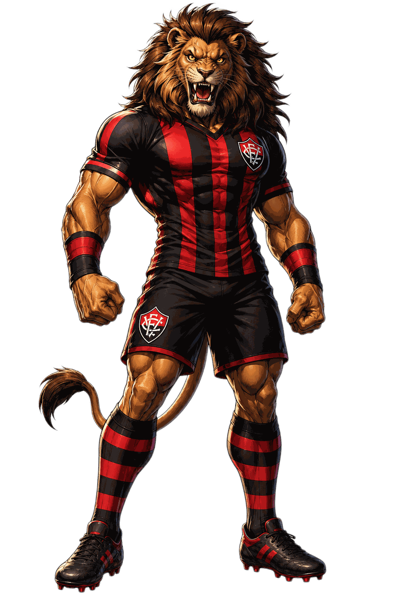 Mascote do Vitória no Fórmula do Gol